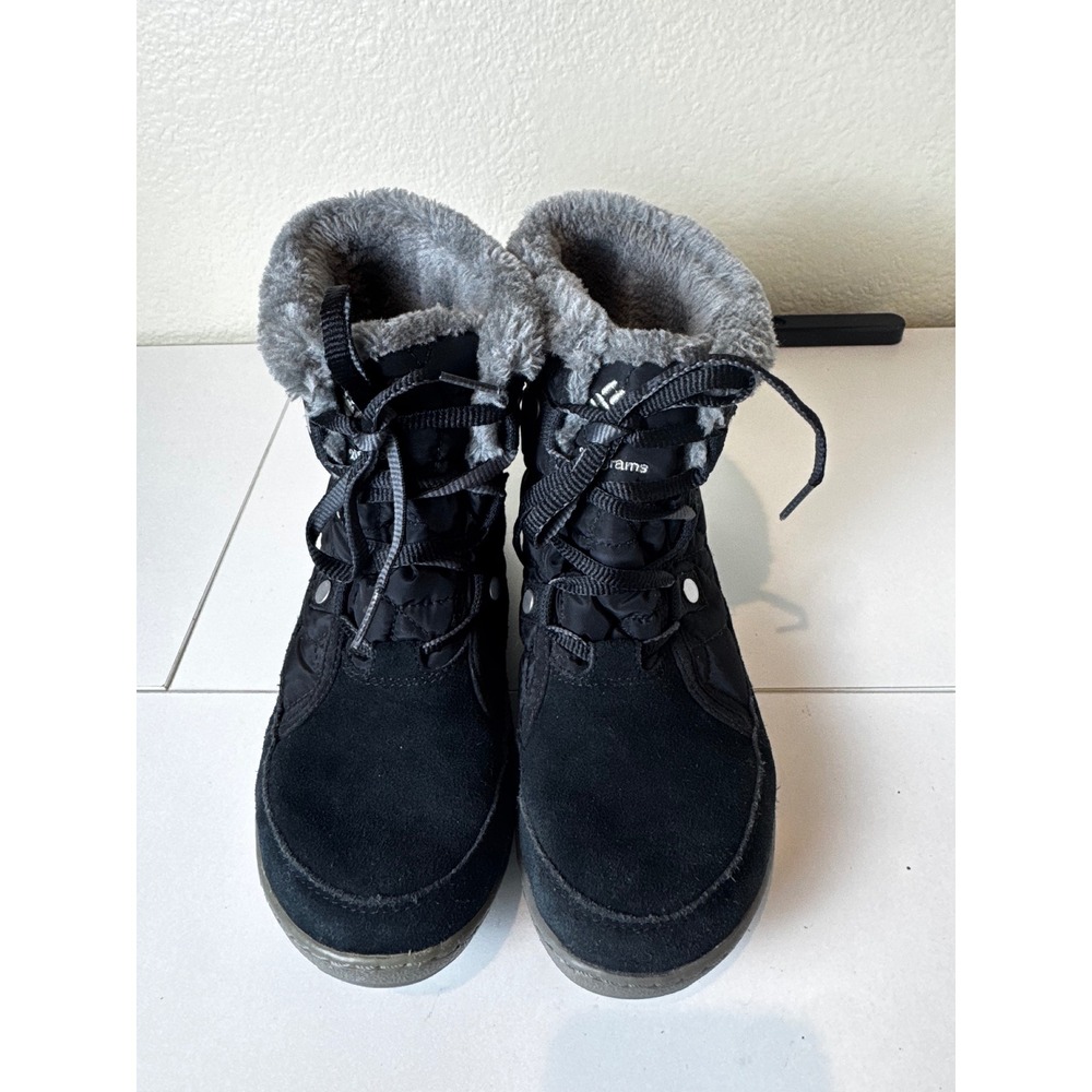 Columbia Minx Shorty II Omni Heat Women Size 7.5 Winter Quilted Faux Fur Boots‎